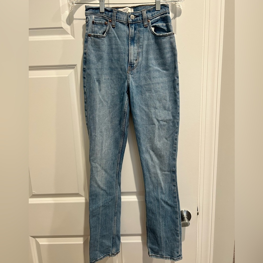 Abercrombie & Fitch Light Blue Slim Straight Jeans